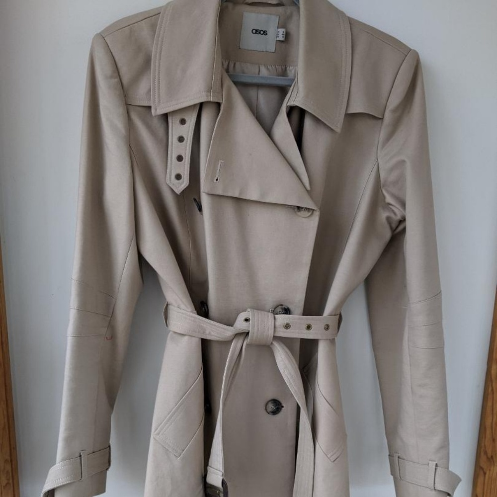 ASOS Classic Trench Coat Beige